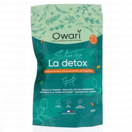 OWARI Slim Tea Thé Détox Puissant 50g