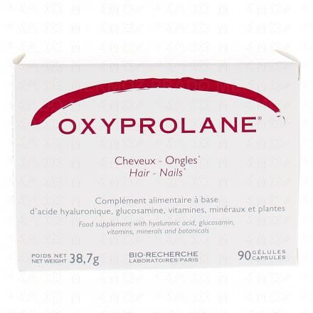 BIORECHERCHE Oxyprolane Cheveux et Ongles (90 g&eacute;lules)