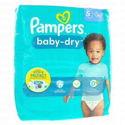 PAMPERS Baby dry 12h (taille 5 (paquet de 26))