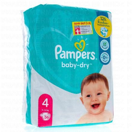 PAMPERS Baby dry 12h (taille 4 (paquet de 36))