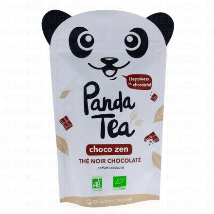 PANDA TEA Thé noir chocolat bio x28 sachets