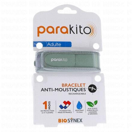 Bracelet Anti moustiques Adulte kaki
