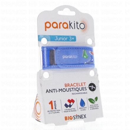 PARAKITO Bracelet Anti moustiques Junior 3+ (basket)