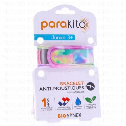 PARAKITO Bracelet Anti moustiques Junior 3+ tye & die
