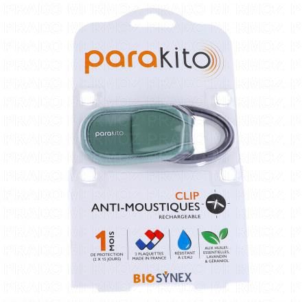 PARAKITO Clip Anti-Moustiques Rechargeable (kaki)