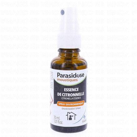 PARASIDOSE Moustiques - Spray environnement Essence de citronnelle 30ml