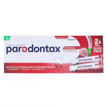 PARODONTAX Dentifrice fluor (lot de 2 tubes 75ml)