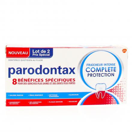 PARODONTAX Dentifrice quotidien au fluor 8 bénéfices spécifiques (lot de 2 prix spécial)