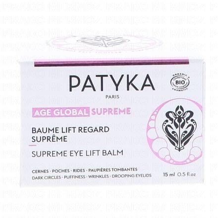 Age Global Supreme - Baume Lift Regard Suprême bio 15ml 2