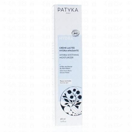 PATYKA Crème lactée Hydra-apaisante bio flacon 40ml