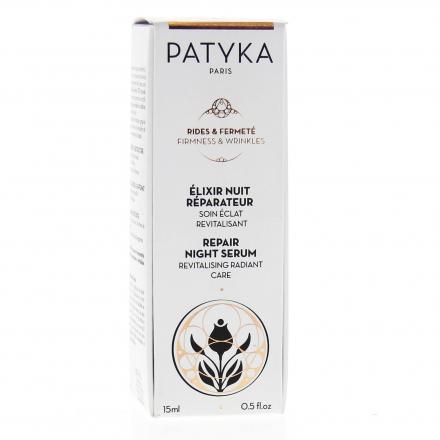 PATYKA Rides & fermeté - Elixir nuit réparateur flacon pompe 15ml