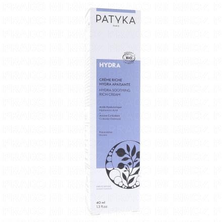 PATYKA Hydra - Crème riche apaisante 40ml