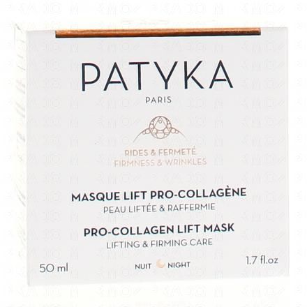 PATYKE Rides & fermeté - Masque lift pro-collagène nuit pot 50ml