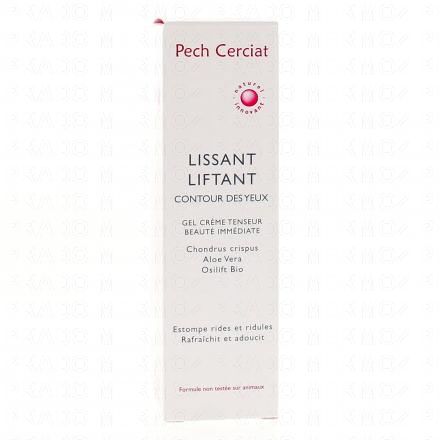 PECH CERCIAT Lissant Liftant contour des yeux gel crème tenseur beauté immédiate 30ml