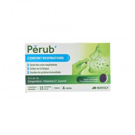 PERUB Confort respiratoire x15 comprim&eacute;s &agrave; sucer