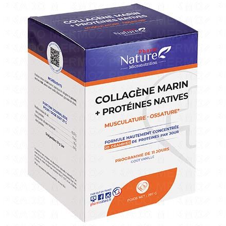 PHARM NATURE MICRONUTRITION Collagène marin et protéines natives 297g