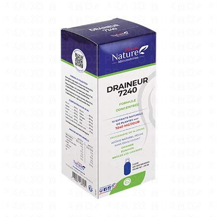 PHARM NATURE MICRONUTRITION Draineur 7240 Formule concentrée 500ml