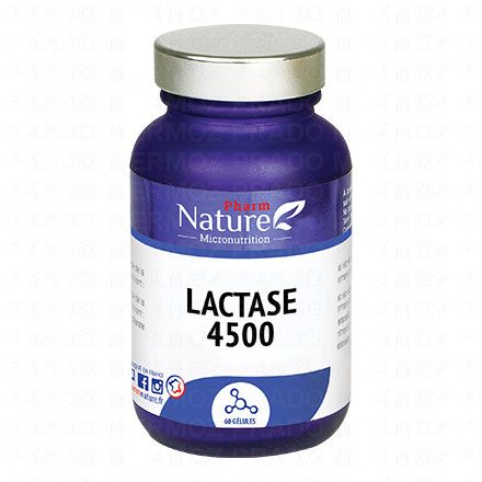 PHARM NATURE MICRONUTRITION Lactase 4500 60 gélules