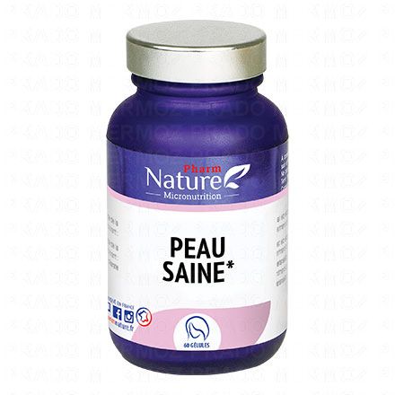 PHARM NATURE MICRONUTRITION Peau Saine x 60 gélules