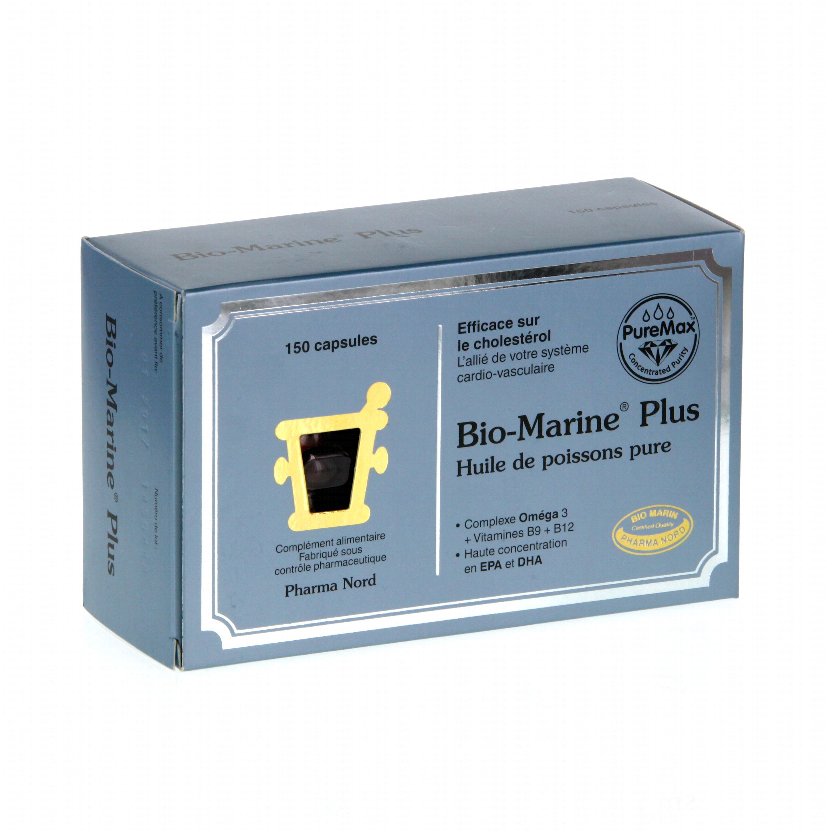 PHARMA NORD Bio marine plus boîte de 150 capsules boîte de 150 capsules -  Parapharmacie en ligne - Prado Mermoz