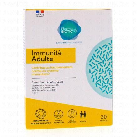 PHARMABIOTIC Immunité Adulte 30 gélules