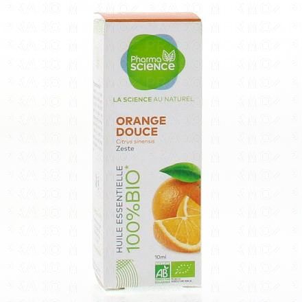 PHARMASCIENCE Huile essentielle d'Orange douce bio flacon 10 ml