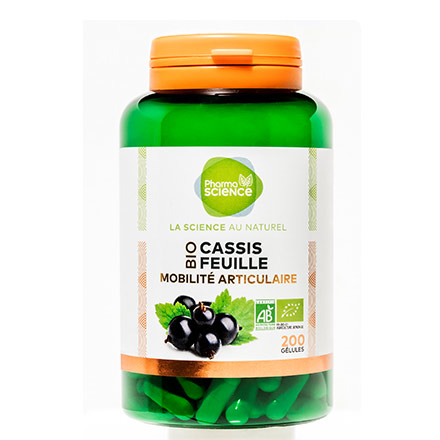 PHARMASCIENCE Articulation - Cassis Bio 200 gélules