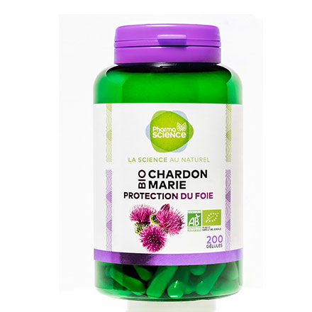 PHARMASCIENCE Digestion - Chardon Marie Bio 200 gélules