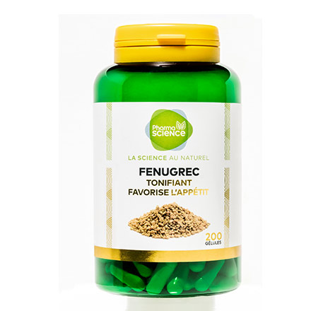 PHARMASCIENCE Tonus - Fenugrec 200 gélules