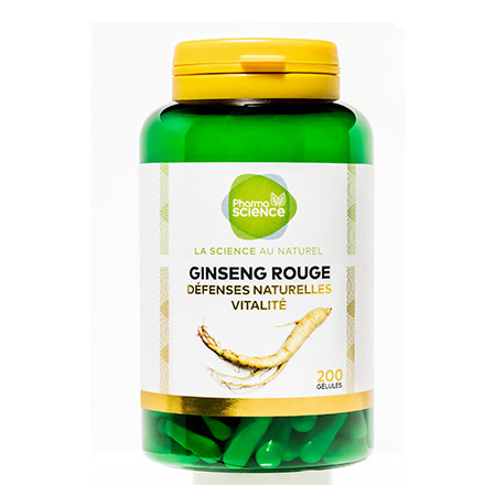 PHARMASCIENCE Tonus - Ginseng Rouge 200 gélules