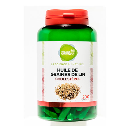 PHARMASCIENCE Articulation - Huile de graines de lin 200 capsules