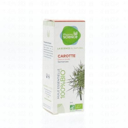 PHARMASCIENCE Huile essentielle carotte semences bio 5ml