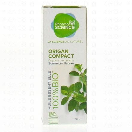 PHARMASCIENCE Huile essentielle d'Origan compact bio flacon 10 ml