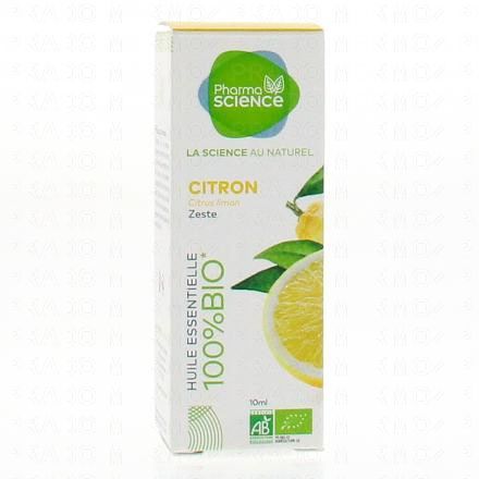 PHARMASCIENCE Huile essentielle de Citron bio flacon 10 ml