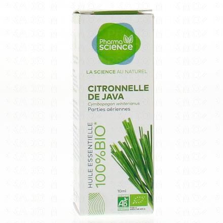 PHARMASCIENCE Huile essentielle de Citronelle de java bio flacon 10 ml