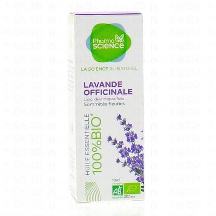 PHARMASCIENCE Huile essentielle de Lavande officinale bio flacon 10 ml