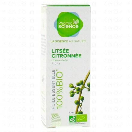 Huile essentielle de Litsée citronnée bio flacon 10 ml