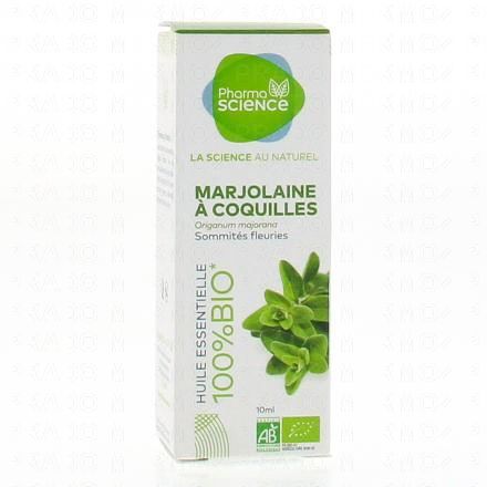 PHARMASCIENCE Huile essentielle de Marjolaine à coquilles bio flacon 10 ml