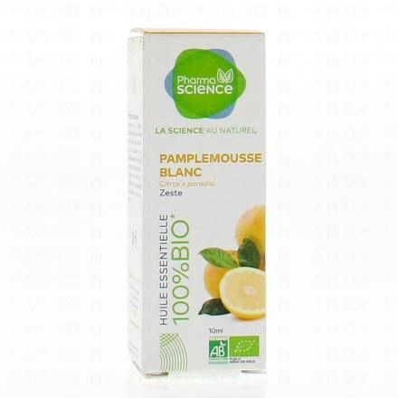 PHARMASCIENCE Huile essentielle de Pamplemousse blanc bio flacon 10 ml