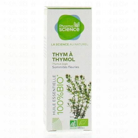 PHARMASCIENCE Huile essentielle de Thym à Thymol flacon 5 ml