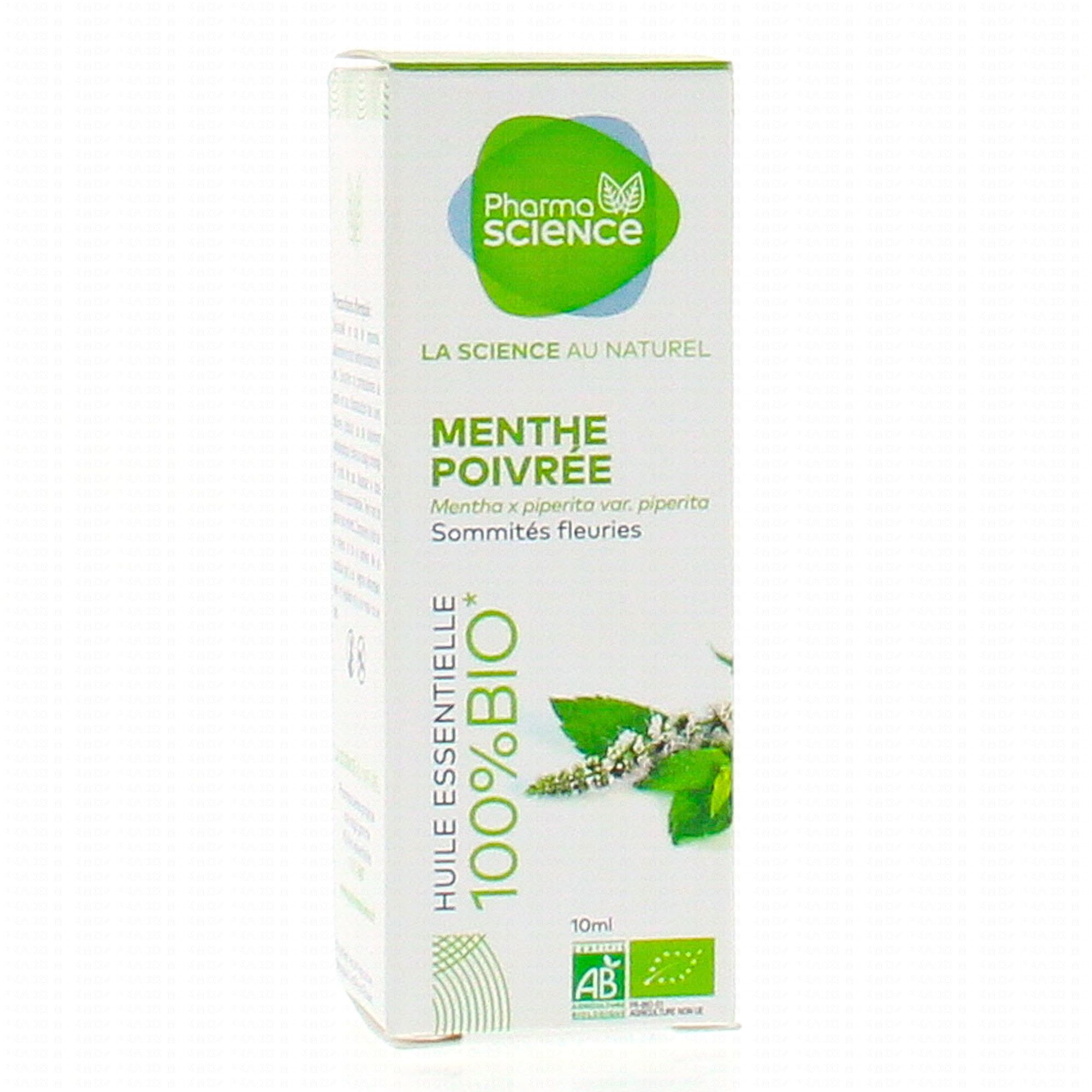 Huile essentielle de Menthe Poivrée - Flacon goutte 10ml - Shopping Nature