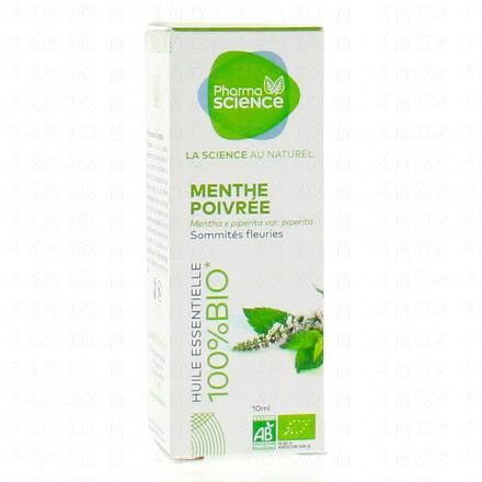 PHARMASCIENCE Huile essentielle de menthe poivrée flacon 10 ml