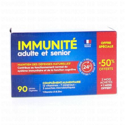PHARMASCIENCE Immunité Adulte et Sénior (90 gélules)