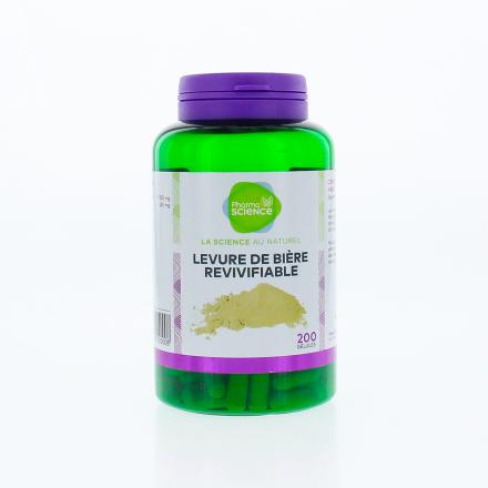 PHARMASCIENCE Digestion - Levure de bière revivifiable 200 gélules