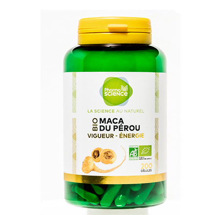 PHARMASCIENCE Tonus - Maca du Pérou Bio 200 gélules