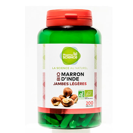 PHARMASCIENCE Ciruclation - Marron d'Inde Bio 200 gélules