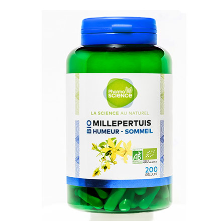 PHARMASCIENCE Détente - Millepertuis Bio 200 gélules