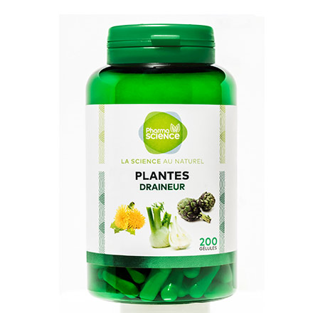 PHARMASCIENCE Minceur - Plantes draineur 200 gélules