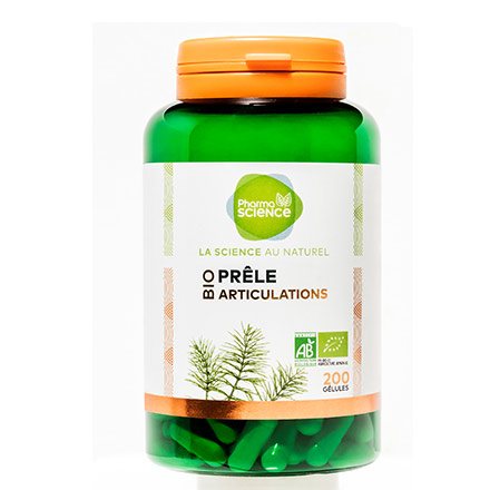 PHARMASCIENCE Articulation - Prêle Bio 200 gélules