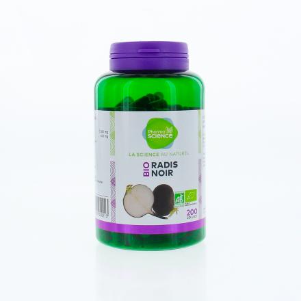 PHARMASCIENCE Digestion - Radis Noir Bio 200 gélules